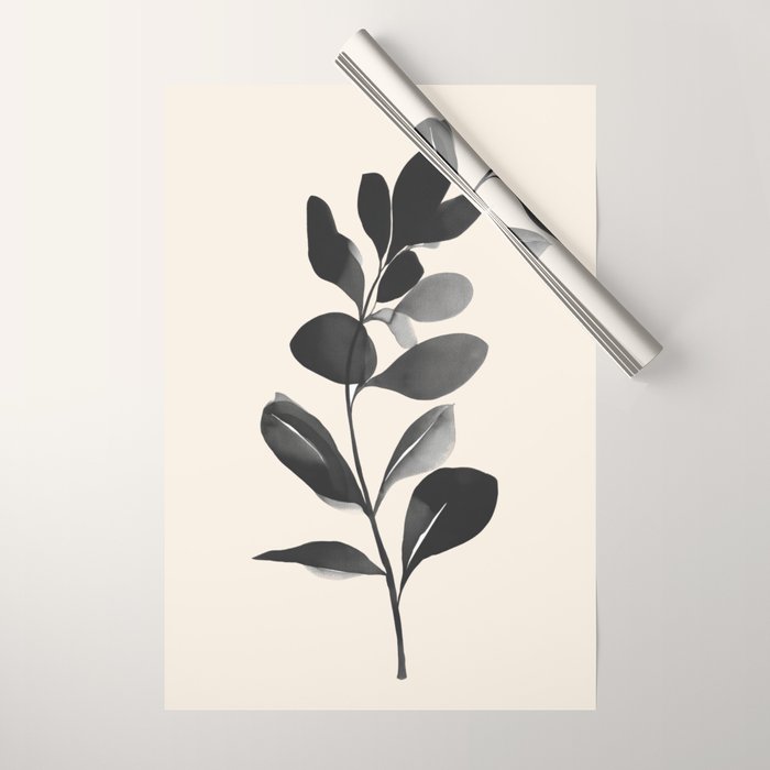 Botanical Silhouette II Wrapping Paper Gallery Image 1