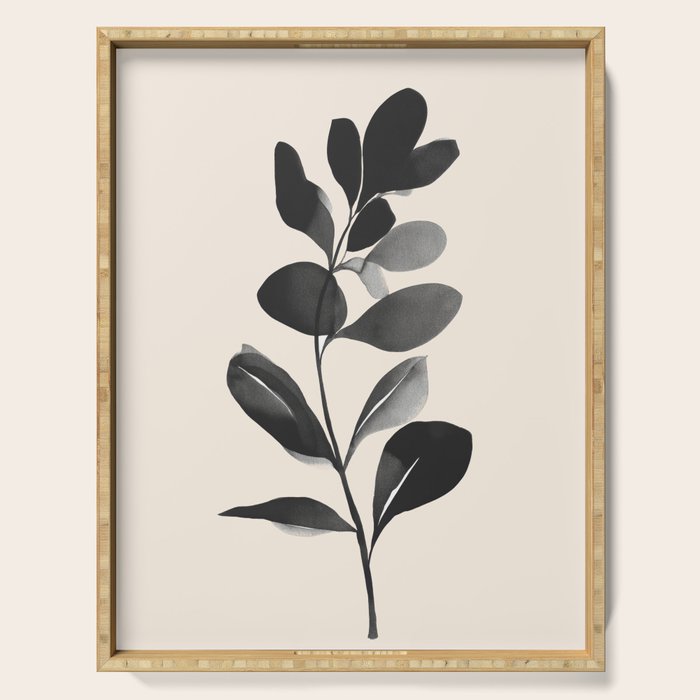 Botanical Silhouette II Serving Tray Gallery Image 1