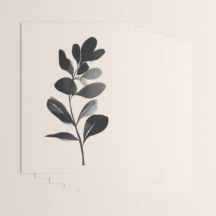 Botanical Silhouette II Wrapping Paper Gallery Image 3