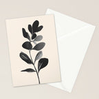 Botanical Silhouette II Stationery Card Gallery Image 2