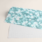 Sparkly Frozen Blue Glitter Ombre Wrapping Paper Gallery Image 2