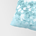 Sparkly Frozen Blue Glitter Ombre Pillow Sham Gallery Image 4