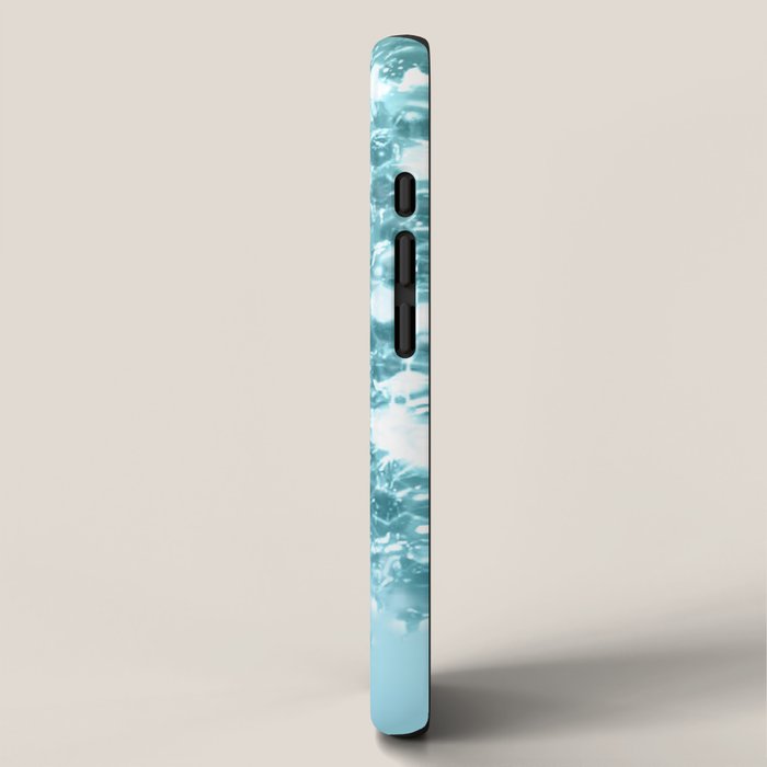 Sparkly Frozen Blue Glitter Ombre iPhone Case Gallery Image 2