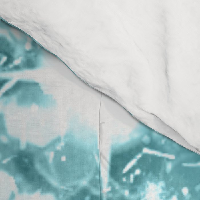 Sparkly Frozen Blue Glitter Ombre Comforter Gallery Image 4