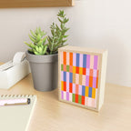 Retro Colourful Bauhaus Pattern Mini Art Print Gallery Image 2