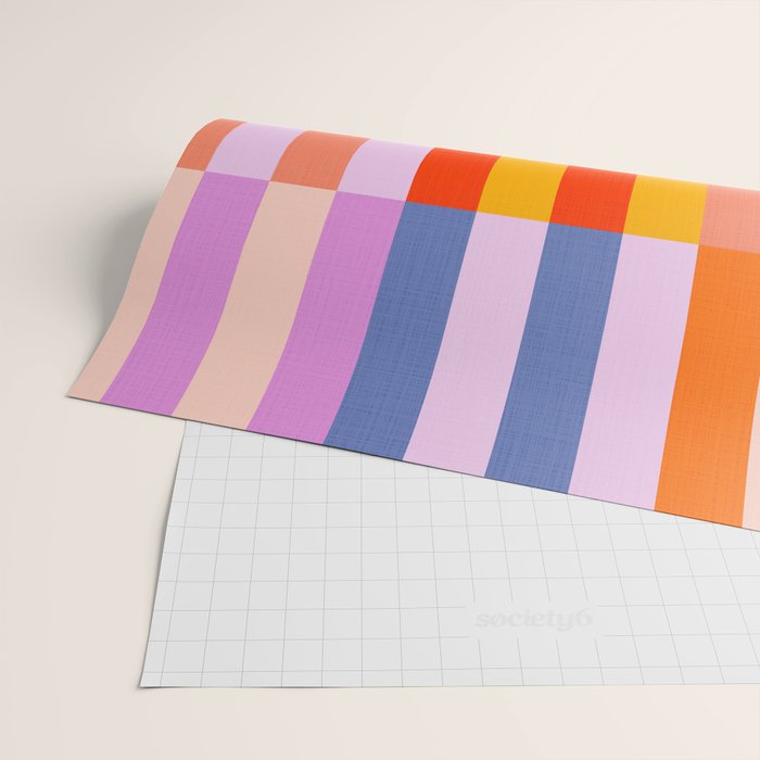 Retro Colourful Bauhaus Pattern Wrapping Paper Gallery Image 2