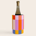 Retro Colourful Bauhaus Pattern Wine Chiller Gallery Image 3
