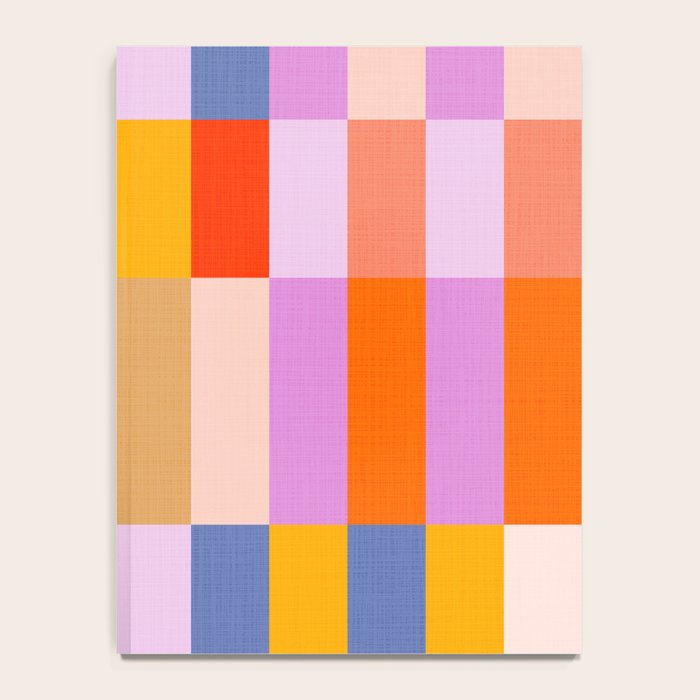Retro Colourful Bauhaus Pattern Notebook Gallery Image 4