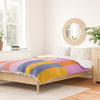Retro Colourful Bauhaus Pattern Duvet Cover Gallery Image 2