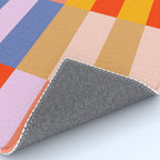Retro Colourful Bauhaus Pattern Rug Gallery Image 4