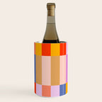 Retro Colourful Bauhaus Pattern Wine Chiller Gallery Image 1