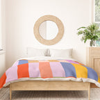 Retro Colourful Bauhaus Pattern Duvet Cover Gallery Image 3