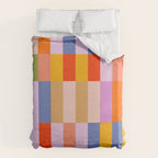 Retro Colourful Bauhaus Pattern Duvet Cover Gallery Image 6