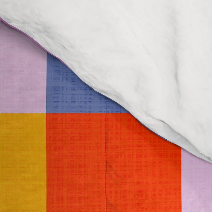 Retro Colourful Bauhaus Pattern Comforter Gallery Image 4