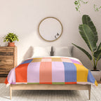 Retro Colourful Bauhaus Pattern Comforter Gallery Image 3