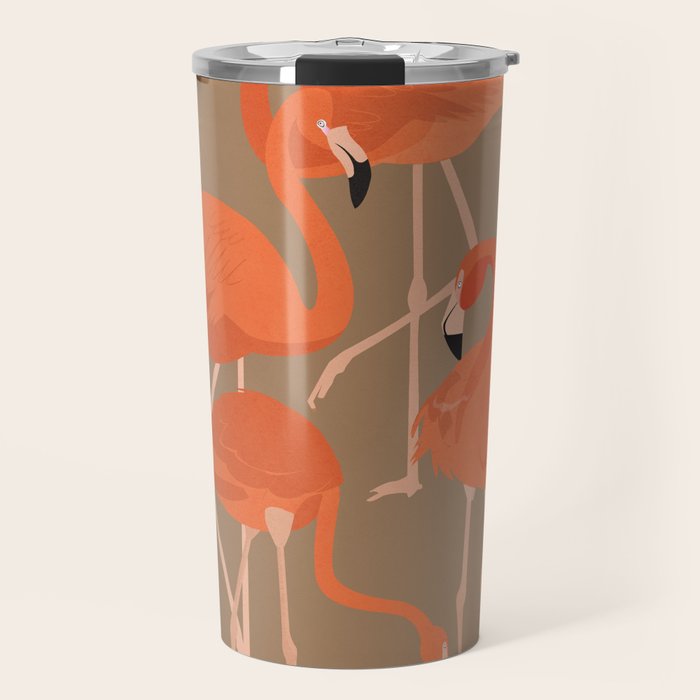 Graceful Flamingos 2 Travel Mug Gallery Image 1