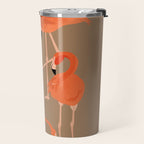 Graceful Flamingos 2 Travel Mug Gallery Image 2