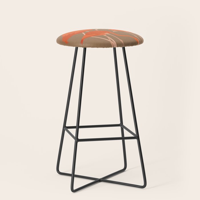 Graceful Flamingos 2 Stool Gallery Image 1