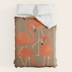 Graceful Flamingos 2 Duvet Cover Gallery Image 6