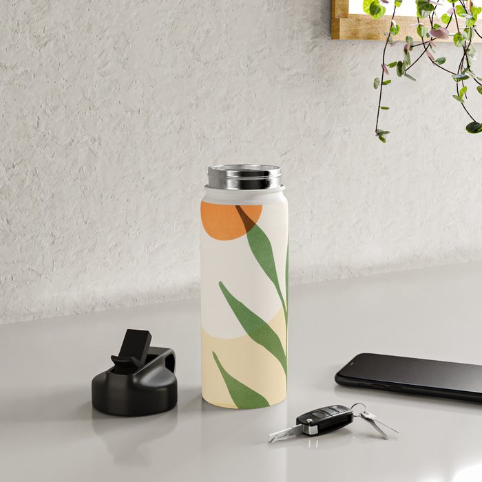 Earth and Sky Abstract Landscape Water Bottle Gallery Image 4