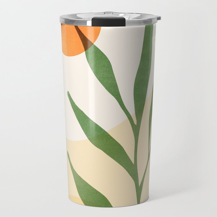 Earth and Sky Abstract Landscape Travel Mug Gallery Image 1