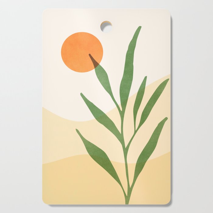 Earth and Sky Abstract Landscape Cutting Board Gallery Image 1