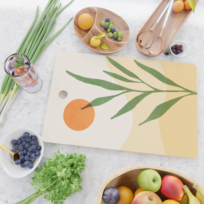 Earth and Sky Abstract Landscape Cutting Board Gallery Image 2