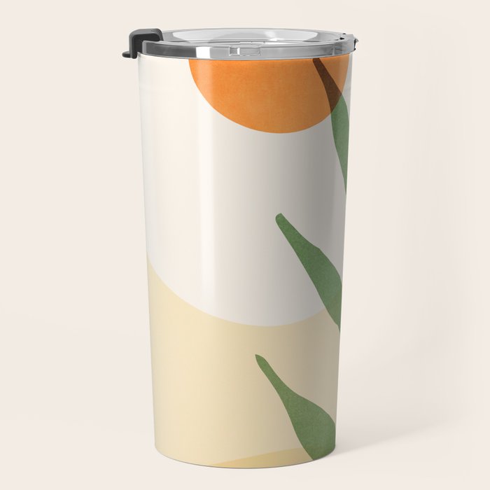 Earth and Sky Abstract Landscape Travel Mug Gallery Image 3