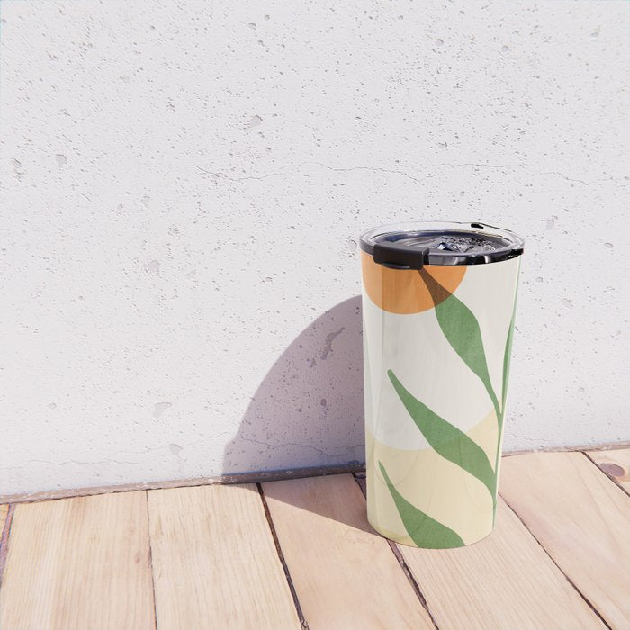 Earth and Sky Abstract Landscape Travel Mug Gallery Image 4