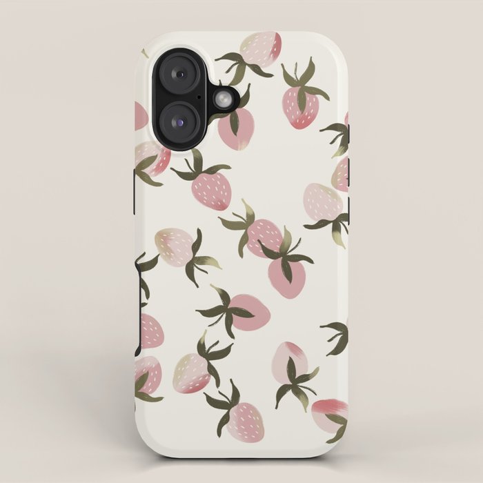 delicate strawberries iPhone Case Gallery Image 1