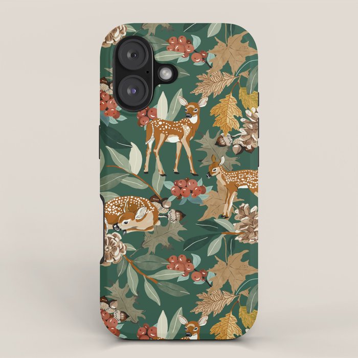 Deer in the autumn nature 22 iPhone Case Gallery Image 1