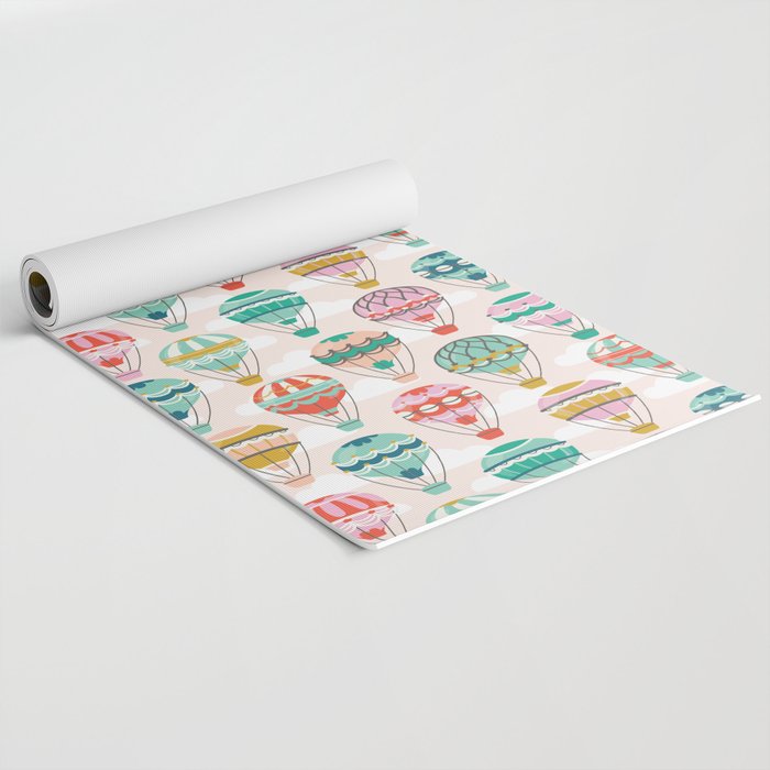 Hot Air Balloons Yoga Mat Gallery Image 2