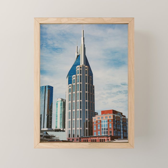 Nashville Skyline Mini Art Print Gallery Image 1