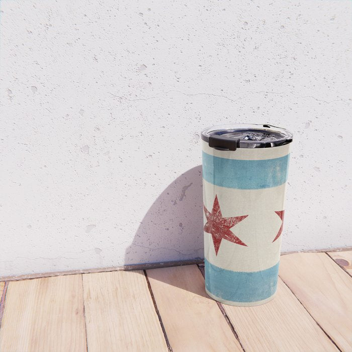Chicago Flag Travel Mug Gallery Image 4