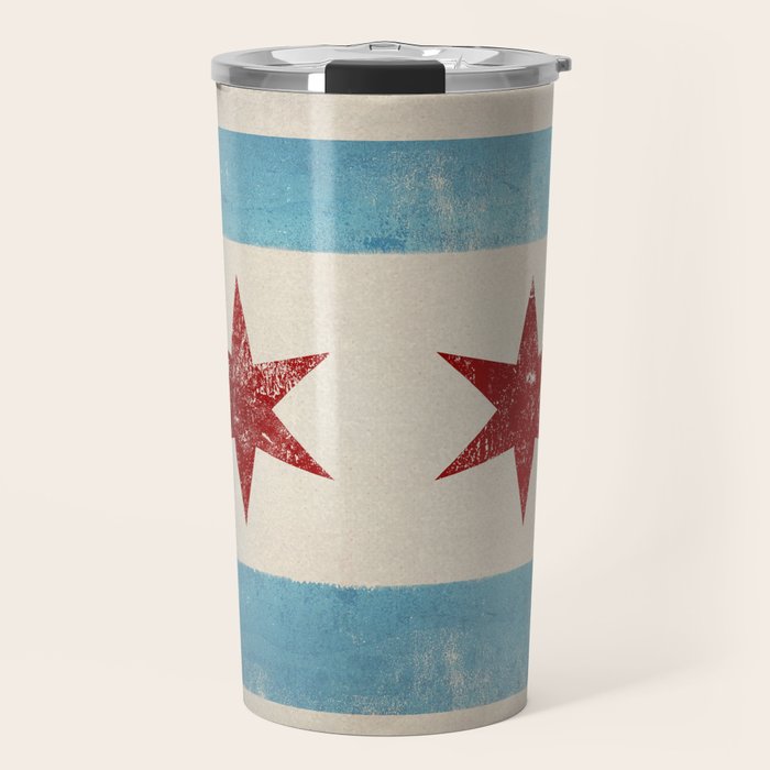 Chicago Flag Travel Mug Gallery Image 1