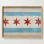 Chicago Flag Serving Tray Gallery Image 1