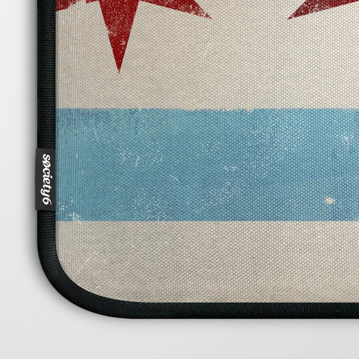 Chicago Flag Laptop Sleeve Gallery Image 3
