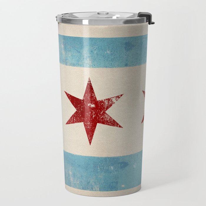 Chicago Flag Travel Mug Gallery Image 2