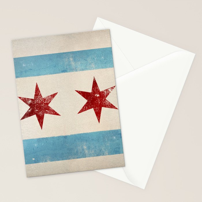 Chicago Flag Stationery Card Gallery Image 2
