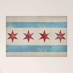 Chicago Flag Welcome Mat Gallery Image 1