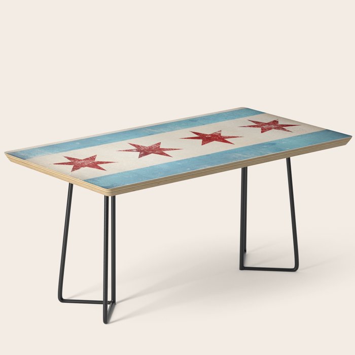 Chicago Flag Coffee Table Gallery Image 1