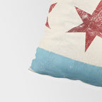 Chicago Flag Pillow Sham Gallery Image 4