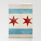 Chicago Flag Stationery Card Gallery Image 2
