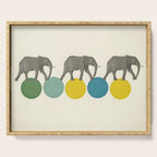 Travelling Elephants Serving Tray Gallery Image 1