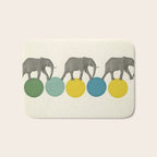 Travelling Elephants Bath Mat Gallery Image 1
