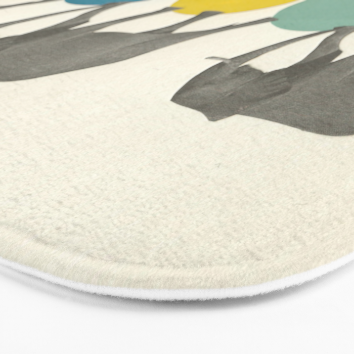 Travelling Elephants Bath Mat Gallery Image 3