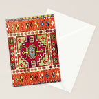 Erzincan  Antique Turkish Rug Print Stationery Card Gallery Image 2