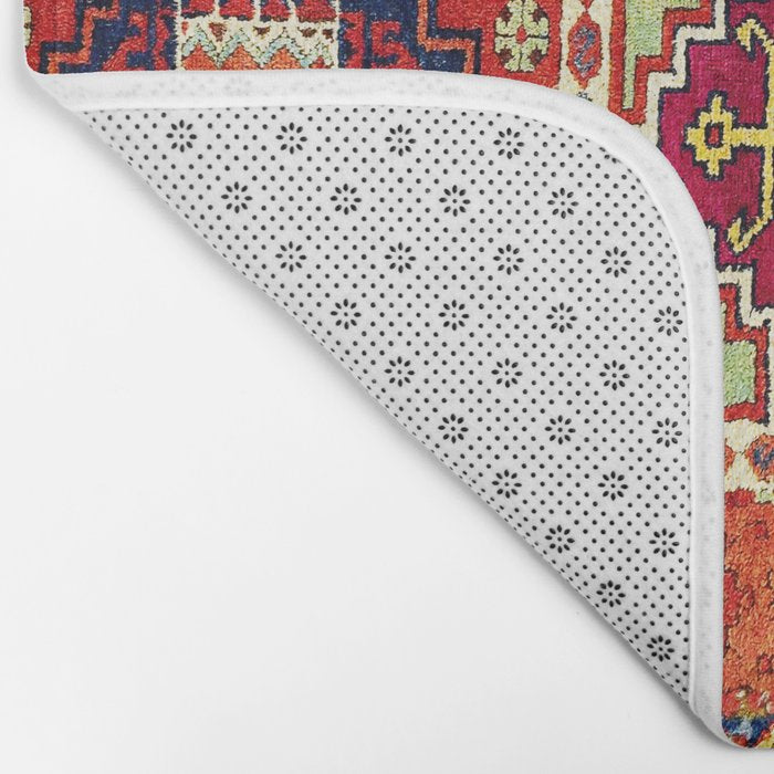 Erzincan  Antique Turkish Rug Print Bath Mat Gallery Image 2