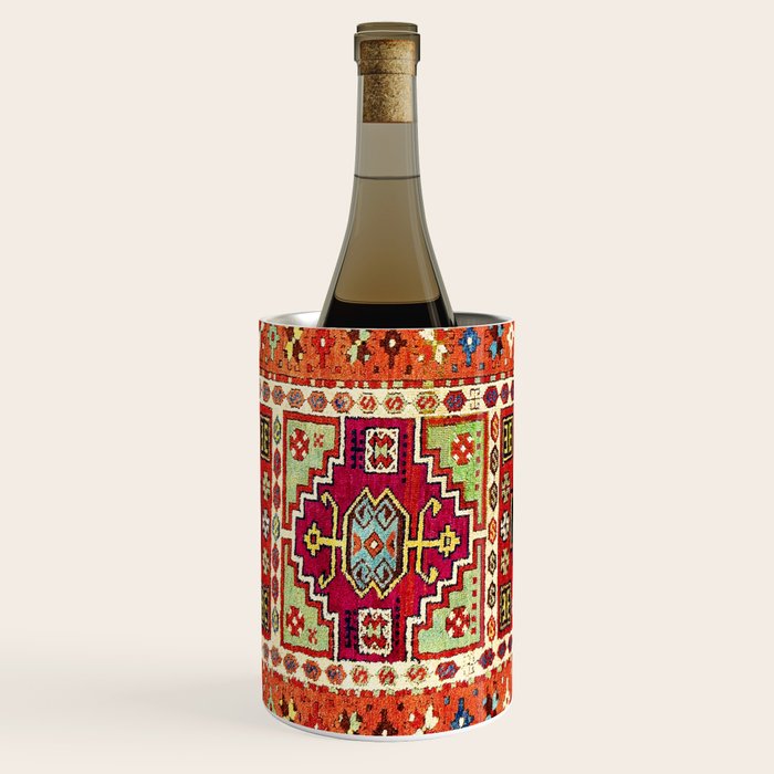 Erzincan  Antique Turkish Rug Print Wine Chiller Gallery Image 1