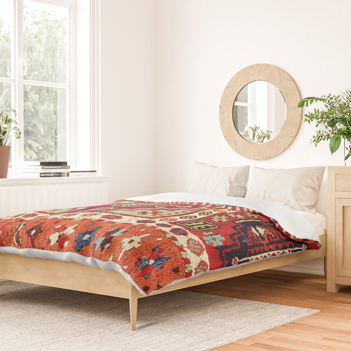 Erzincan  Antique Turkish Rug Print Duvet Cover Gallery Image 2